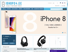 Tablet Screenshot of ishop24.ee